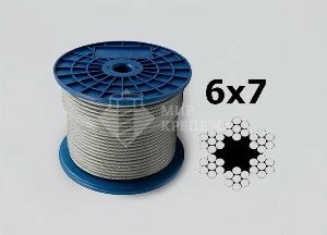 Трос DIN 3055 стальной 1 мм (50м)