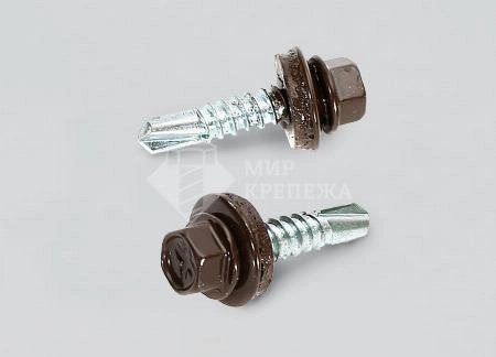 Саморез 4,8х19 кров. по металлу RAL 9010