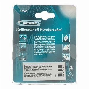 Рулетка Komfortabel 5 м х 25 мм,обрезиненный корпус Gross