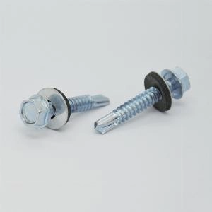 Саморез 5,5х19 кров. по металлу оц. RAL 5010