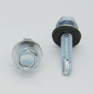 Саморез 5,5х19 кров. по металлу оц. RAL 5010