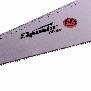 Ножовка по дереву, 500 мм, 7-8 TPI, зуб 2D, каленый зуб, двухкомпонентная рукоятка Sparta
