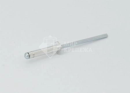 Заклепка DIN 7337 вытяжная стандартный борт 2,4х4(5) ал/ст (КИТАЙ)