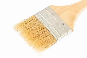 Кисть плоская Slimline 2.5" (63 мм), натуральная щетина, деревянная ручка Sparta